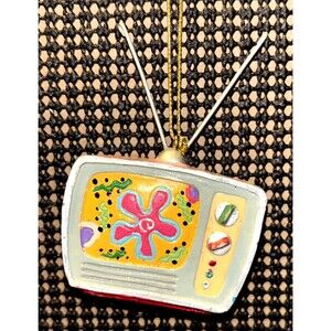 Pink  Retro SpongeBob SquarePants Themed Christmas Ornament Antenna